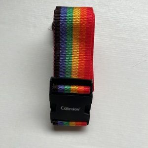 Miami Carry On Rainbow suitcase strap NWOT
